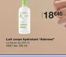 Monoprix ADERMA Lait corps hydratant offre