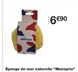 Monoprix MONOPRIX Éponge de mer naturelle offre