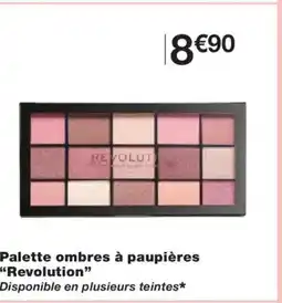 Monoprix REVOLUTION Palette ombres à paupières offre