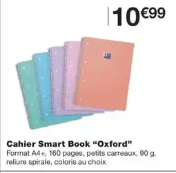 Monoprix OXFORD Cahier Smart Book offre