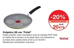 Monoprix TEFAL Crêpière offre