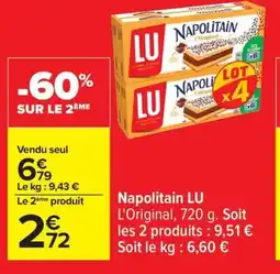 Carrefour LU Napolitain offre
