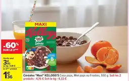Carrefour KELLOGG'S Céréales Maxi offre
