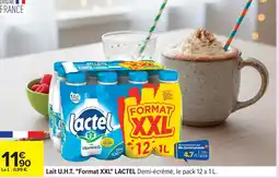 Carrefour LACTEL Lait U.H.T. Format XXL offre