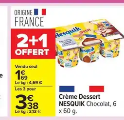 Carrefour NESQUIK Crème Dessert offre