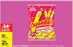 Carrefour CARAMBAR Bonbons offre