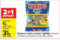 Carrefour HARIBO Bonbons édition limitée offre