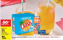Carrefour OASIS Boisson aux fruits offre
