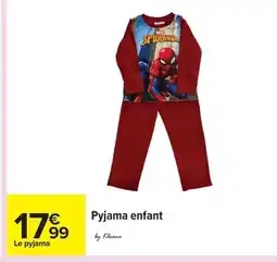 Carrefour Pyjama enfant offre