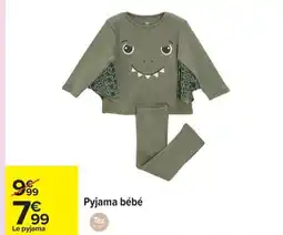 Carrefour Pyjama bébé offre