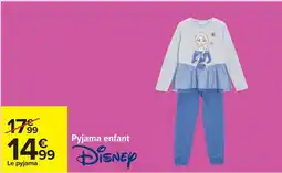 Carrefour DISNEY Pyjama enfant offre