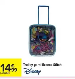 Carrefour DISNEY Trolley garni licence Stitch offre
