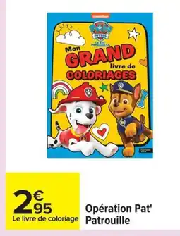Carrefour Opération Pat' Patrouille offre
