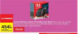 Carrefour NINTENDO Console Switch 2 Pack Mario Kart World offre