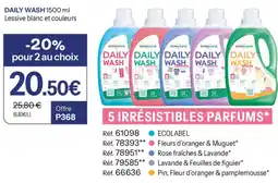 Stanhome Daily wash lessive blanc et couleurs offre