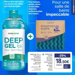 Stanhome Deep gel + scratchy cloth offre