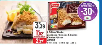 G20 2 Colins d'alaska pané aux 7 Céréales & graines offre