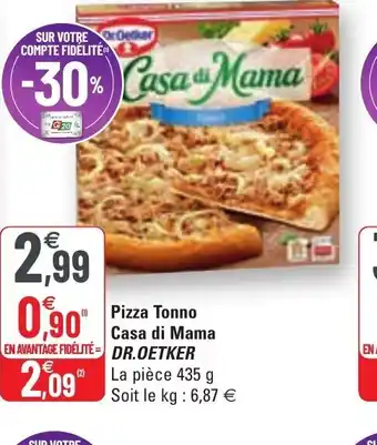 Pizza tonno casa di mama