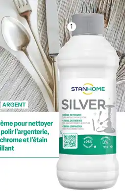 Stanhome Silver crème pour argent, chrome et étain brillant offre