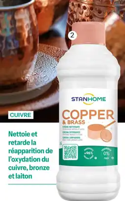 Stanhome Copper & brass crème pour cuivre, bronze et laiton offre