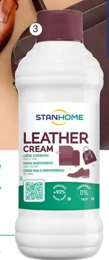 Stanhome Leather cream crème de beauté nourrissante pour cuir offre