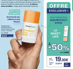 Stanhome Sun stick + sweet lips offre