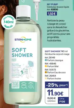 Stanhome Soft shower offre