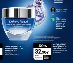 Stanhome Crème de nuit régénération suprême offre