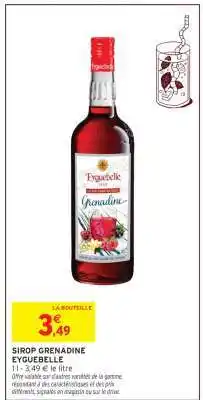 Intermarché SIROP GRENADINE EYQUEBELLE offre