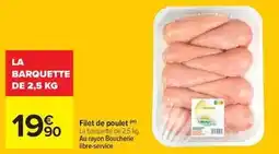 Carrefour Filet de poulet offre