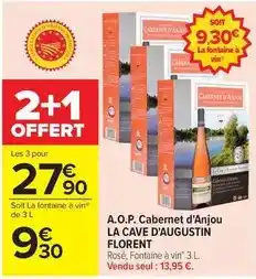 Carrefour La cave d'augustin florent - a.o.p. cabernet d'anjou offre