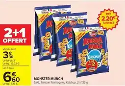 Carrefour Vico - monster munch offre
