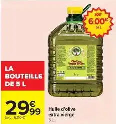 Carrefour Huile d'olive extra vierge offre