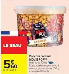 Carrefour Movie pop - popcorn caramel offre