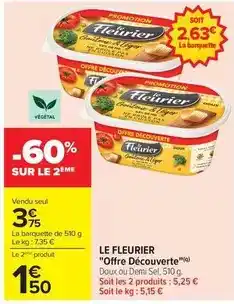 Carrefour Le fleurier - offre decouverte offre