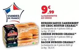 Bi1 Charal - cheese burger offre