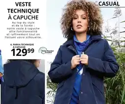 Ulla Popken Veste technique à capuche offre