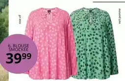 Ulla Popken Blouse smockee offre