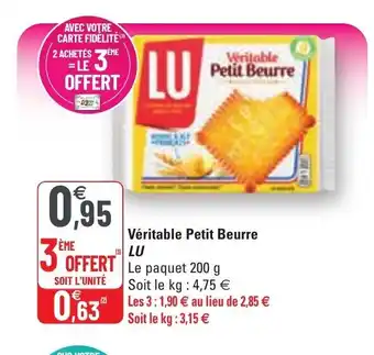 G20 Veritable petit beurre offre