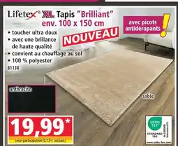 Norma Lifetex xl tapis brilliant anthracite offre