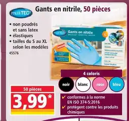 Norma Multitec gants en nitrile offre