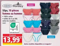 Norma Ellenor ronley slips, 10 pièces femme ou homme offre