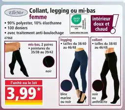 Norma Ellenor collant, legging ou mi-bas offre