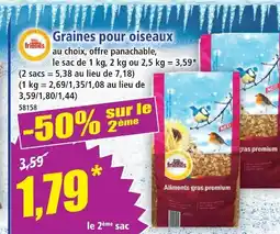 Norma Little friends graines pour oiseaux offre