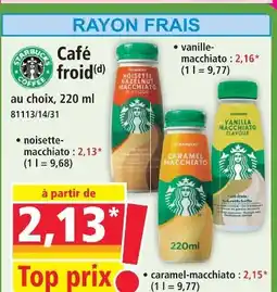 Norma Starbucks café froid offre