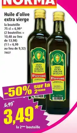 Norma Pieroni huile d'olive extra vierge offre