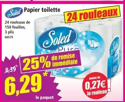 Norma Soleil papier toilette offre
