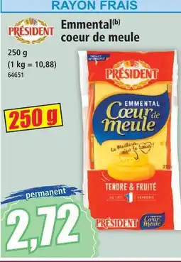 Norma Président emmental coeur de meule offre