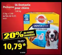 Norma 56 dentastix pour chiens offre
