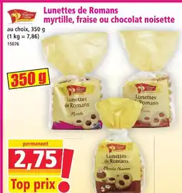 Norma Les régions à table lunettes de romans myrtille, fraise ou chocolat noisette offre